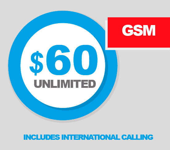 REAL Mobile 60 unlimited with International Calling