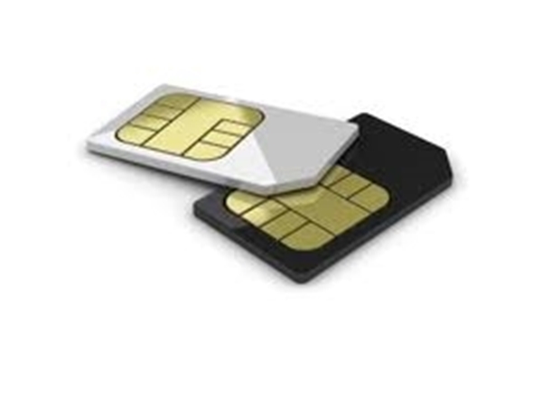 Picture of SIM card for Sprint LTE device
