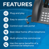 Plug & Use - You don't need to be a technician to set up this office and home phone system! Each one comes ready to use right out of the box. Just plug it in, connect it to the internet, and you're set!